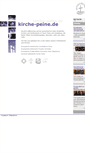 Mobile Screenshot of kirche-peine.de