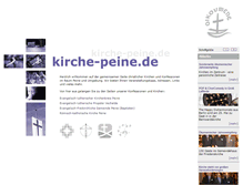 Tablet Screenshot of kirche-peine.de